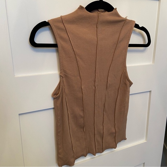 Dynamite Beige Funnel Neck Tank Top - Picture 8 of 8